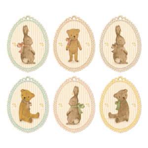 Geschenkanhänger "bunnies & teddies"