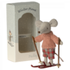 Wintermaus mit Ski, grosse Schwester - Image 2
