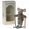 Wintermaus mit Ski, grosser Bruder - Image 2